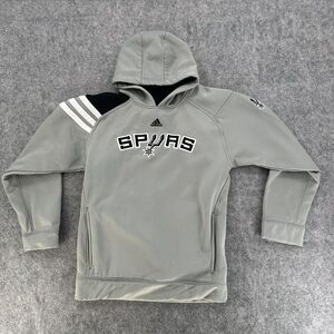 Adidas x NBA San Antonio Spurs Gray Hoodie size L